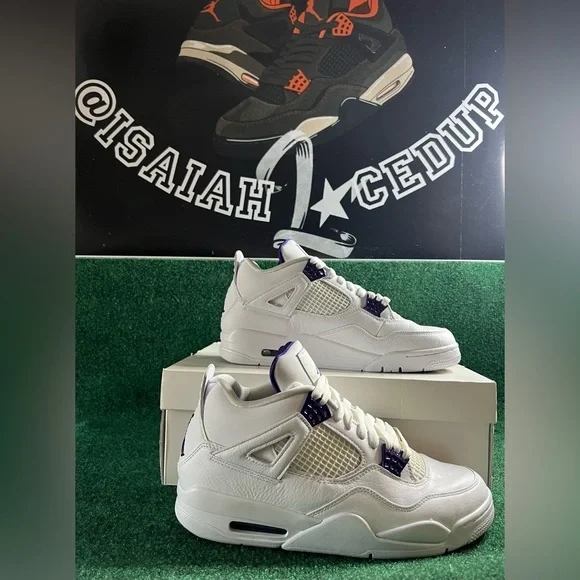 Jordan | Shoes | Jordan 4 Metallic Purple Size 5 | Poshmark display picture 2